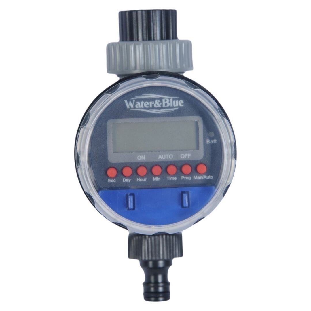 Water & Blue Düşük Basınçla Çalışabilen Pilli Sulama Zamanlayıcı
