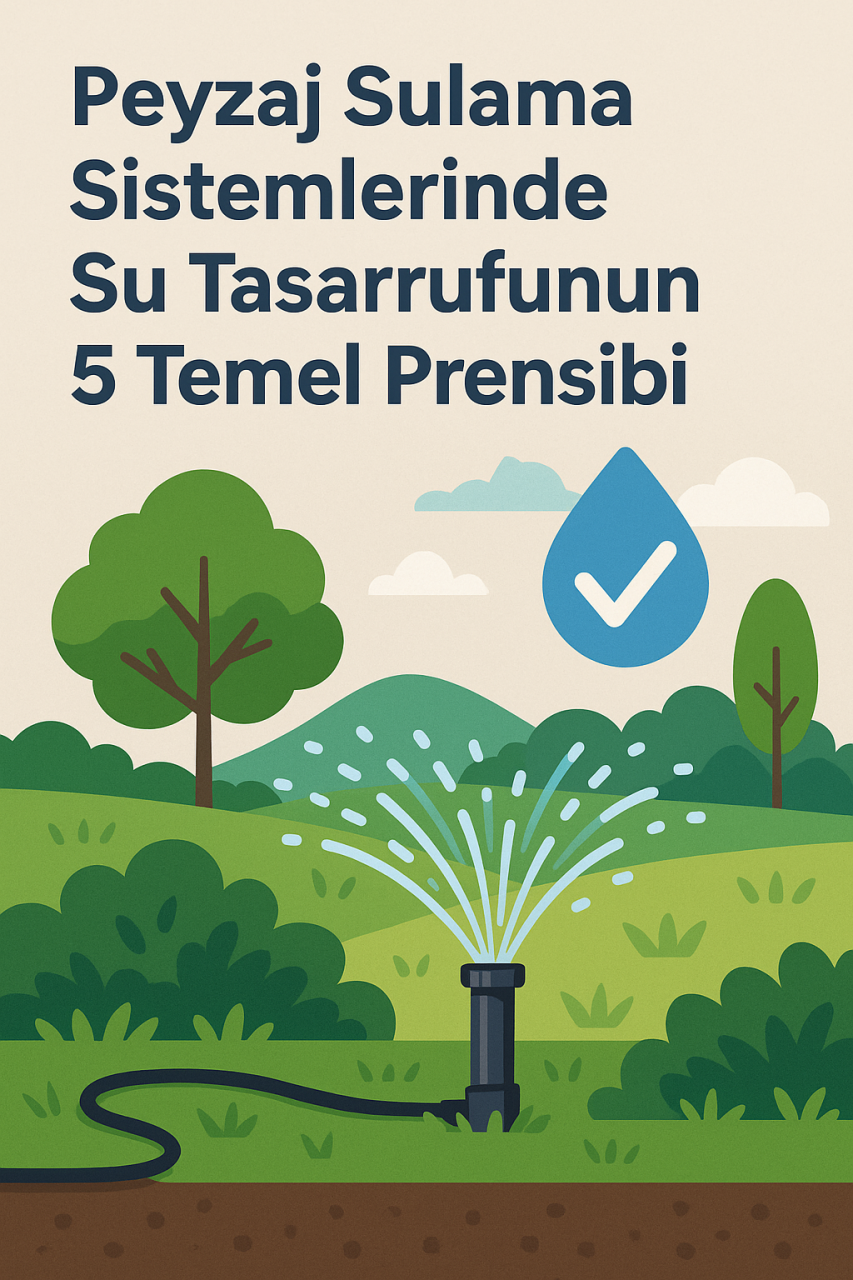 Peyzaj Sulama Sistemlerinde Su Tasarrufunun 5 Temel Prensibi