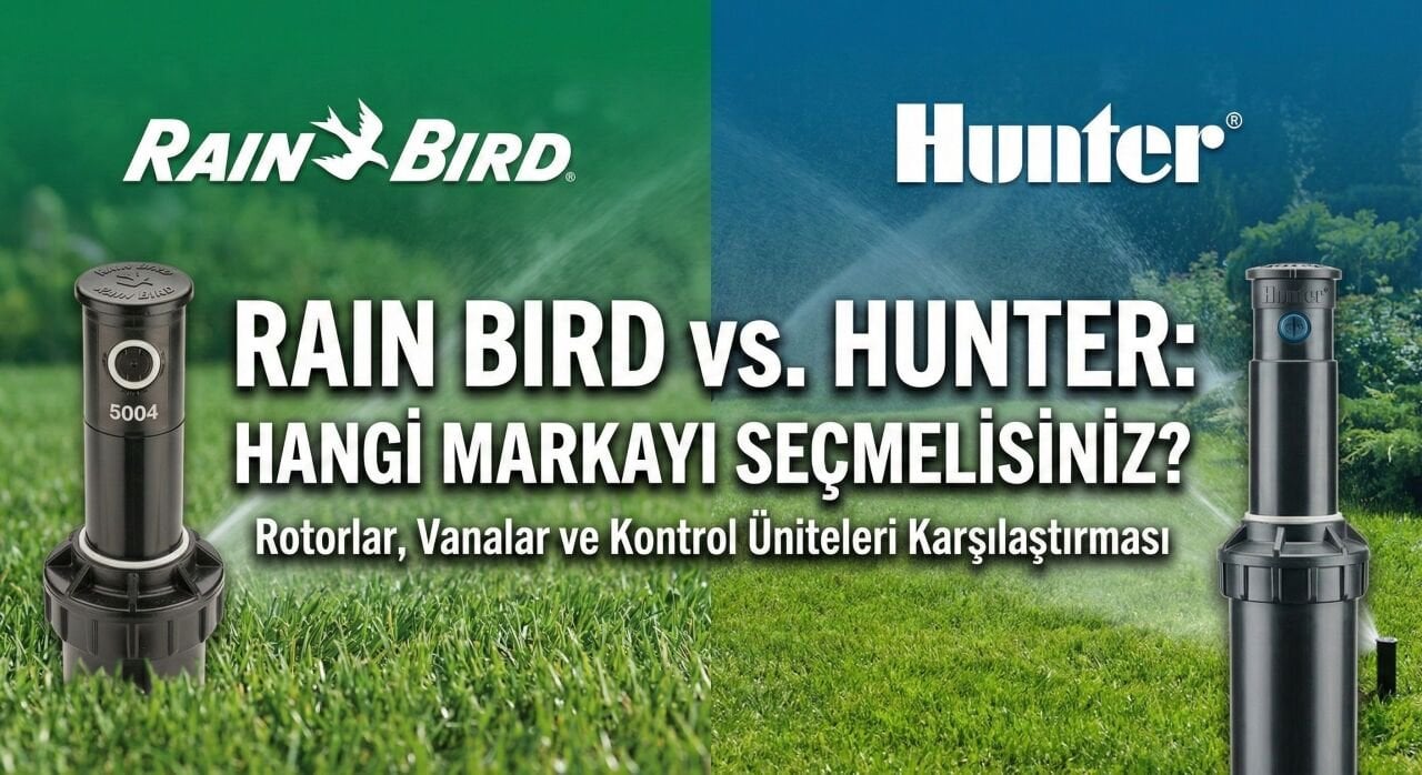 Rain Bird vs. Hunter: Sulama Sisteminiz İçin Hangi Markayı Seçmelisiniz?