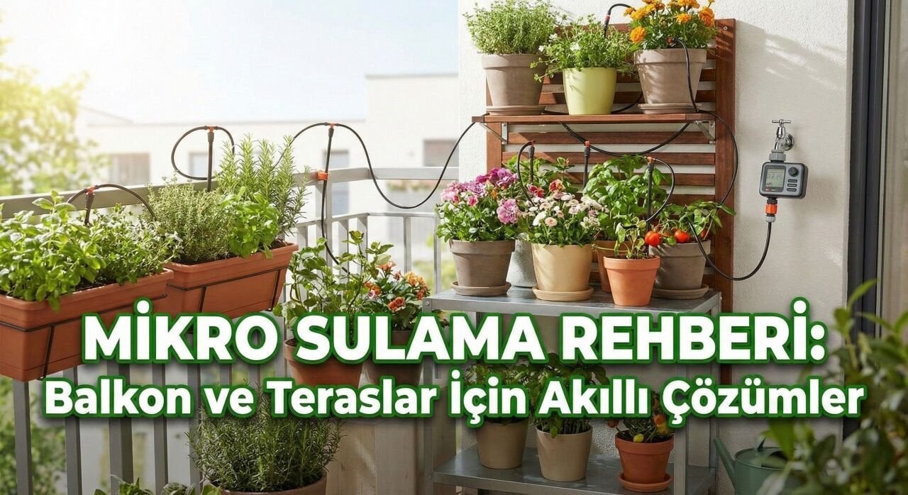 Mikro Sulama Rehberi: Balkon ve Teraslar İçin Akıllı Çözümler