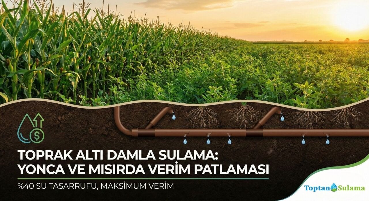 Toprak Altı Damla Sulama Rehberi: Yonca ve Mısırda Verim Rekoru Kırmanın Sırrı