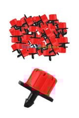 Debi Ayarlı Damlatıcı 0-70 Lt/h Kırmızı Emitör