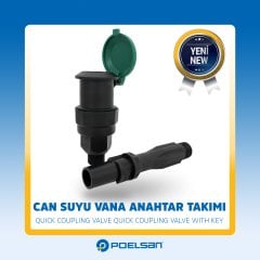 Poelsan Can Suyu Vana – Anahtar Takımı 3/4''