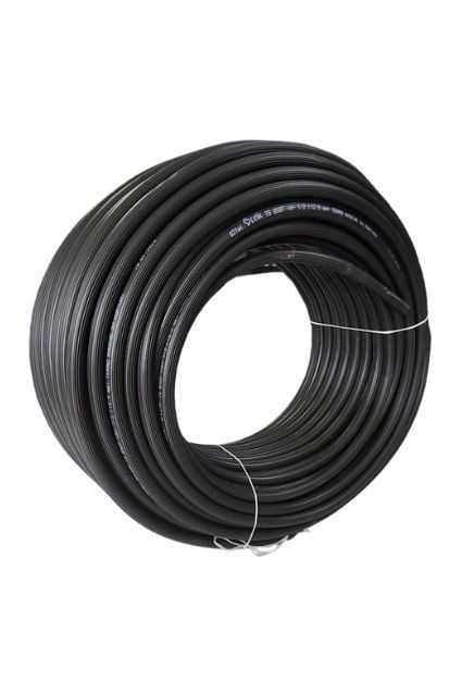 Thermo Kauçuk İpli Tırtıklı Profesyonel Su Hortumu 1'' (Bir Parmak) - (25m / 50m Seçenekleriyle)