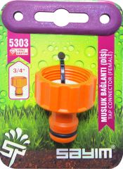 Hortum Jak Rekoru Otomatik Musluk Bağlantısı Dişi 3/4''