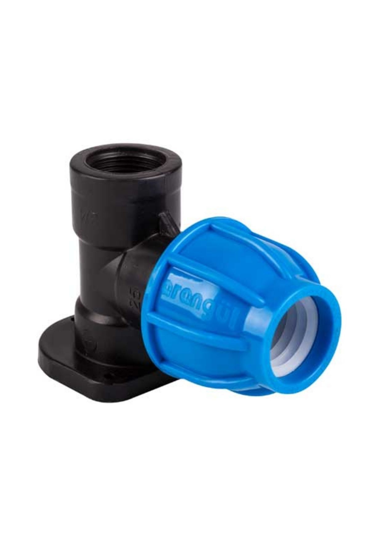 Kaplin Köşe Dirsek 20x1/2'', Kulaklı Dirsek