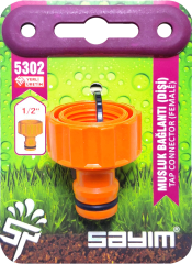 Hortum Jak Rekoru 1/2'' Dişi - Otomatik Musluk Bağlantı Aparatı