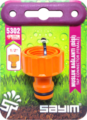 Hortum Jak Rekoru 1/2'' Dişi - Otomatik Musluk Bağlantı Aparatı