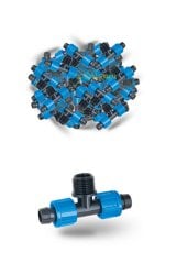 Poelsan 20x1/2''x20 Damlama Ters Kilit Erkek TE - Orta Çıkışlı Bağlantı