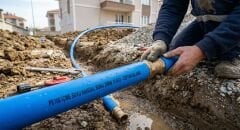 PE100 İçme Suyu & Sulama Kangal Boru Mavi 32 mm 10 Atü (10 Bar) | 25-50-100 m