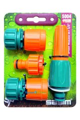 4 Parça Ayarlı Hortum Lans Seti 1/2''