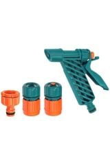 Hortum Ucu Su Tabanca Seti 1/2'' - 4 Parça