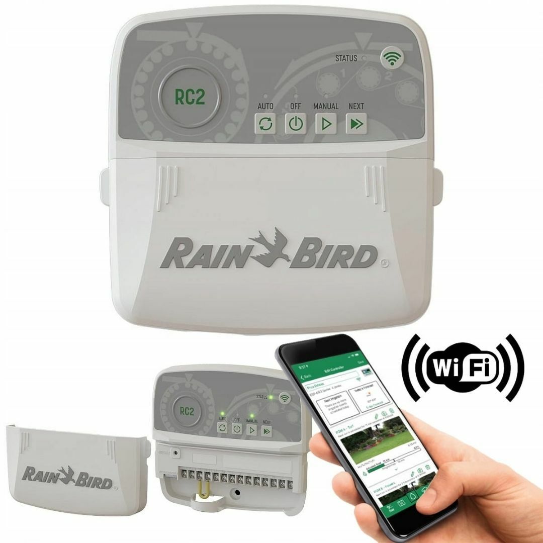 Rain Bird RC2 Wifi Dahil İç Mekan Kontrol Ünitesi 6 İstasyon