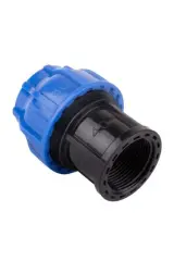 Vanalı Filtre Bağlantı Seti 25mm – 3/4'' (Plastik Filtre + Vana + Adaptör + Teflon)