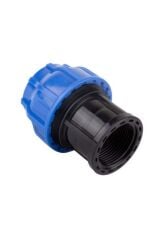 32mm PE Boru İçin 1'' Plastik Filtre Bağlantı Kiti (Filtre + 2 Adaptör + Teflon)