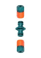 Bahçe Hortumu Jaklı Bağlantı Kiti 1/2'' (Yarım Parmak) – 2 Rakor + 1 Jak