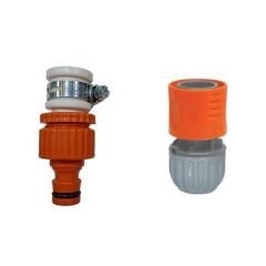 Kelepçeli Musluk Bağlantı Aparatı + 1/2'' Jak | Dişsiz Musluk Çözümü