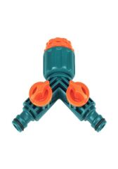 Hortum İkili Dağıtıcı Seti 1/2'' (Yarım Parmak) – 2 Çıkışlı Hortum Dağıtıcı