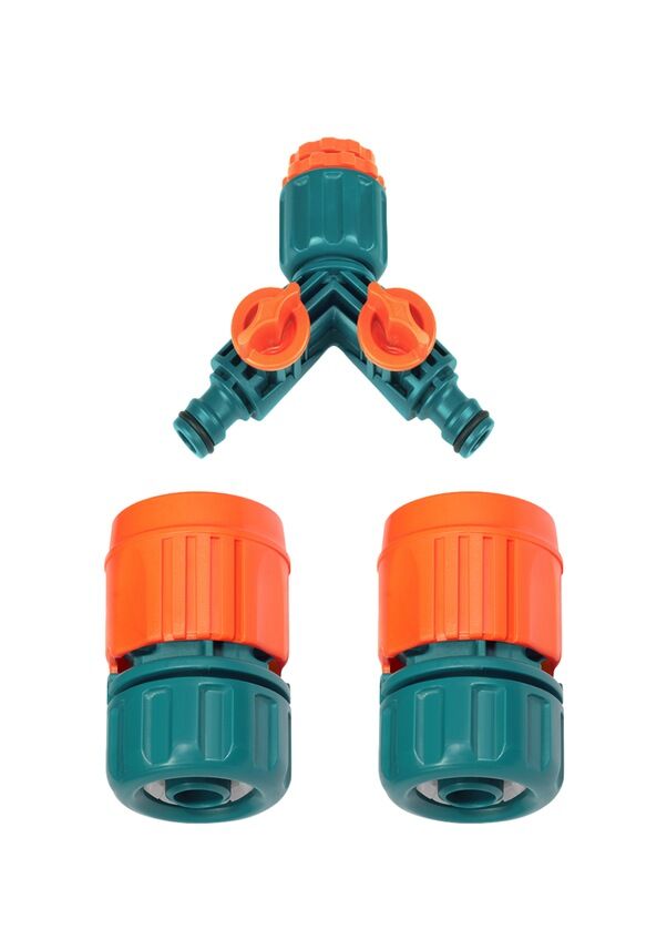 Hortum İkili Dağıtıcı Seti 1/2'' (Yarım Parmak) – 2 Çıkışlı Hortum Dağıtıcı