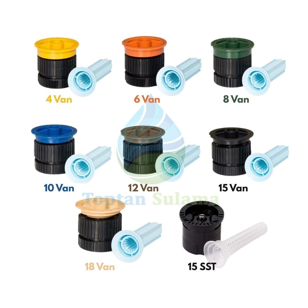 Rain Bird Nozul Paketi (4–6–8–10–12–15–18 VAN + 15 SST) – 8’li Set