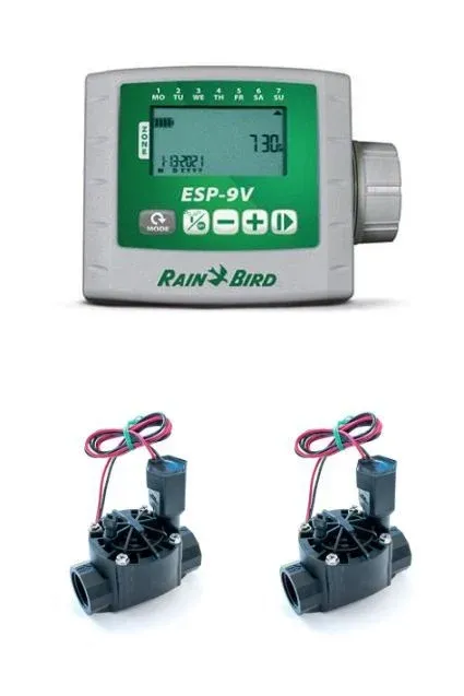 Esp 9V Pilli Kontrol Ünitesi Selenoid Vana Seti (1-2-4-6) 2 İSTASYON 2 VANA
