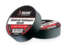 SGS Elektrik İzolasyon Bandı Siyah 19mm x 10 Yard – SGS2950