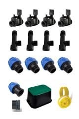 Selenoid Vana Seti 1’’ 4Lü Kollektör 1’’ - Vana Kutusu 14’’