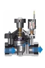 Rain Bird 150 PEB 24V 1 1/2'' Küresel Açılı Endrüstiyel Solenoid Vana 24v