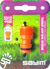 1/2’’ Hortum Jak Rekoru Otomatik Musluk Bağlantısı Erkek