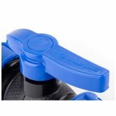 PP Kaplin Çıkışlı Küresel Vana 20x20mm Yeni Petek Serisi