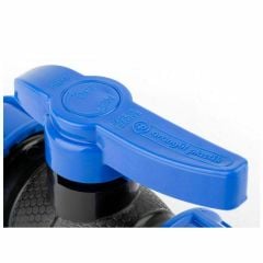 PP Kaplin Çıkışlı Küresel Vana 110x110mm Yeni Petek Serisi