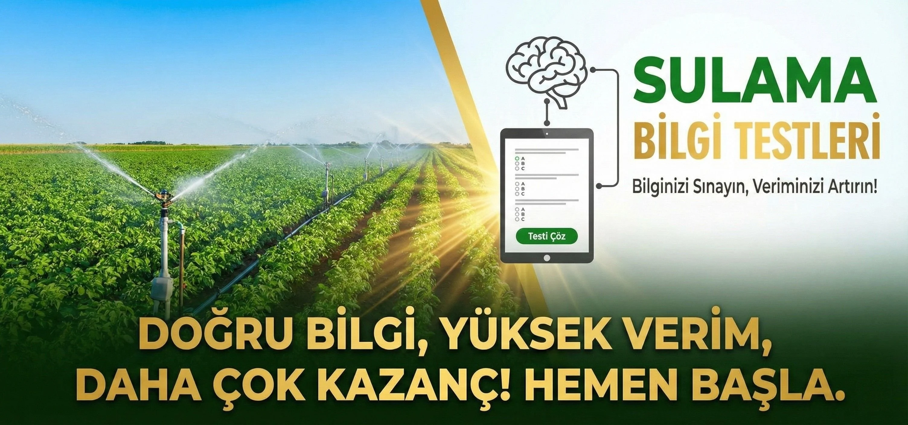 Sulama Bilgi Testleri