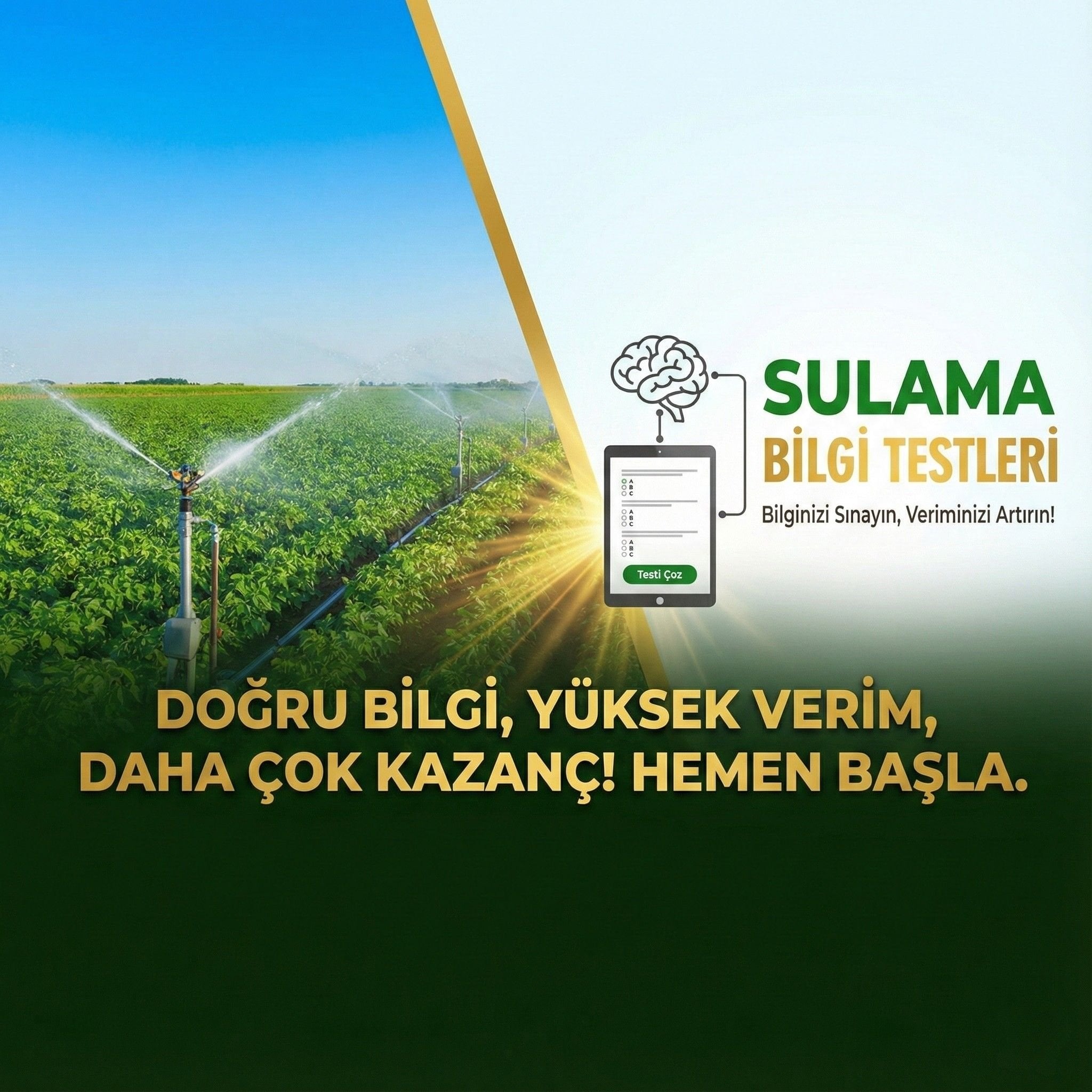 Sulama Bilgi Testleri